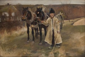 Polesie by Kazimierz Sichulski Oil Painting