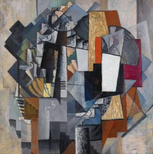 Bureau and Room by Kazimir Malevich Oil Painting