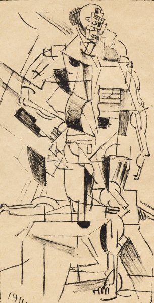 Main Product Photo of Dynamic Model  Painting by Kazimir Malevich
