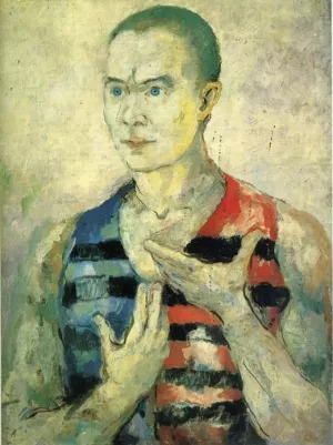 Portrait of a Youth painting by Kazimir Malevich