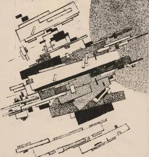 Suprematist Satellites by Kazimir Malevich Oil Painting