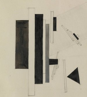 Untitled by Kazimir Malevich Oil Painting