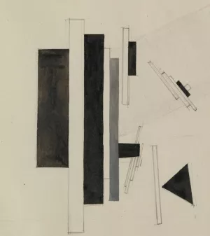 Untitled by Kazimir Malevich Oil Painting