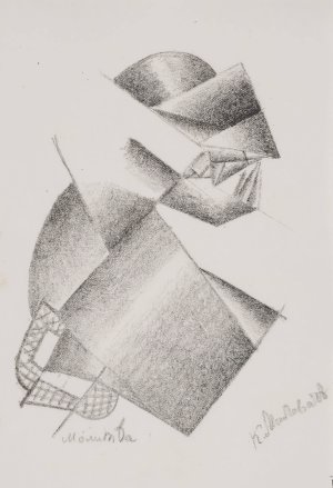 Untitled by Kazimir Malevich Oil Painting