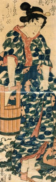 Kaga no Chiyojo by Keisai Eisen Oil Painting
