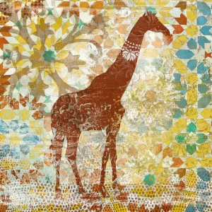Bali Giraffe by Kelly Donovan Oil Painting