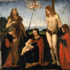 After Boltraffio, 'Sacra Conversazione' by Kenyon Cox Oil Painting