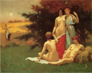 An Eclogue by Kenyon Cox - Oil Painting Reproduction