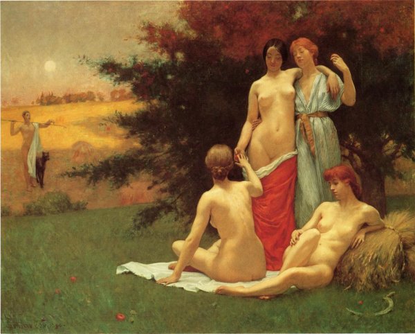 Main Product Photo of An Eclogue Painting by Kenyon Cox