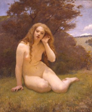 Echo by Kenyon Cox Oil Painting