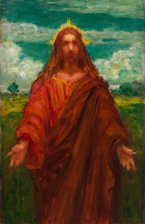 Study for 'Christ' by Kenyon Cox Oil Painting