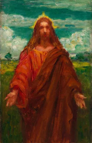 Study for 'Christ' by Kenyon Cox Oil Painting