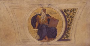 Study for Mosaic, Wisconsin State Capital, 'Legislation' by Kenyon Cox Oil Painting