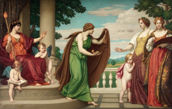 Main Product Photo of Tradition  Painting by Kenyon Cox
