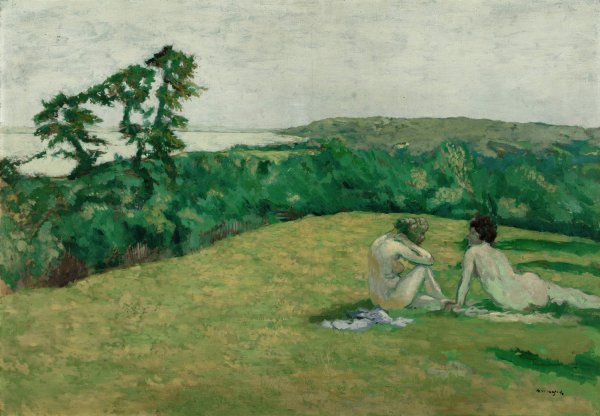 Devant la mer  by Ker Xavier Roussel - Hand-Painted Oil Painting Reproduction