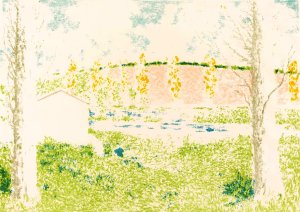 Landscape with a House by Ker Xavier Roussel Oil Painting
