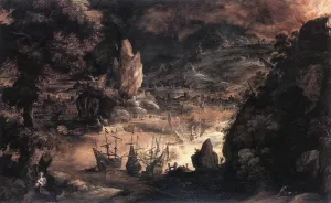 The Calamities of Humanity by Kerstiaen De Keuninck - Oil Painting Reproduction