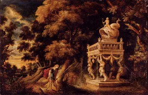 Theseus on the Road to Athens painting by Kerstiaen De Keuninck