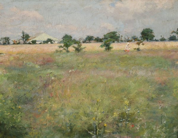 Landscape  by Kiriak Kostandi - Hand-Painted Oil Painting Reproduction