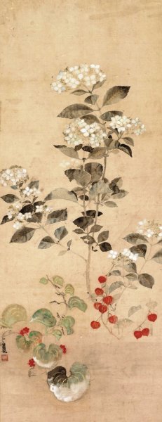 Summer Flowers by Kitagawa Sosetsu Oil Painting