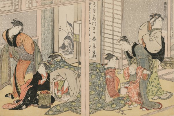 Main Product Photo of Elegant Pleasures of the Four Seasons  Painting by Kitagawa Utamaro