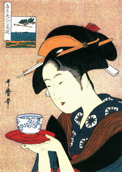 Main Product Photo of O-Kita of Naniwaya Painting by Kitagawa Utamaro