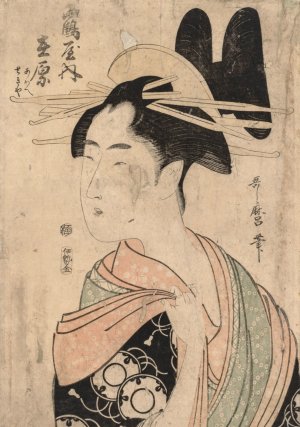 Woman of the Yoshiwara by Kitagawa Utamaro Oil Painting