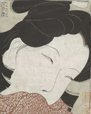 Gezichten uit de ukiyo-e by Kitano Tsunetomi Oil Painting