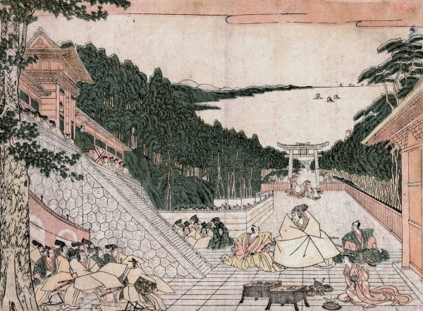 Main Product Photo of Chushingura: Act I  Painting by Kitao Masayoshi