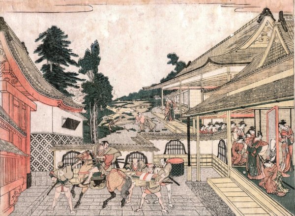 Main Product Photo of Chushingura: Act II  Painting by Kitao Masayoshi