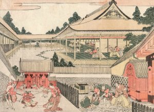 Chushingura: Act III by Kitao Masayoshi Oil Painting