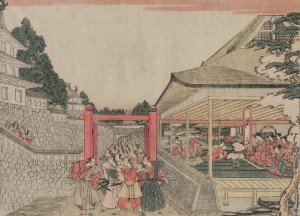 Chushingura: Act IV by Kitao Masayoshi Oil Painting