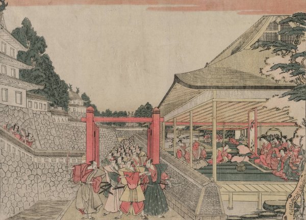 Main Product Photo of Chushingura: Act IV  Painting by Kitao Masayoshi