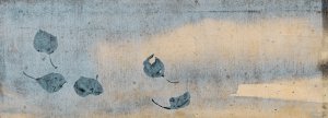 Funf Blatter fallend, Dekorative Fullung by Klemens Brosch Oil Painting