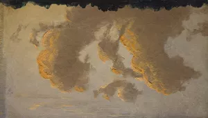 Cloud Study II by Knud Baade Oil Painting