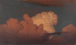Cloud Study by Knud Baade Oil Painting