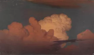 Cloud Study by Knud Baade Oil Painting
