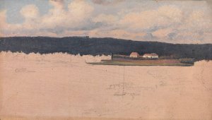Landscape Studies by Knud Baade Oil Painting
