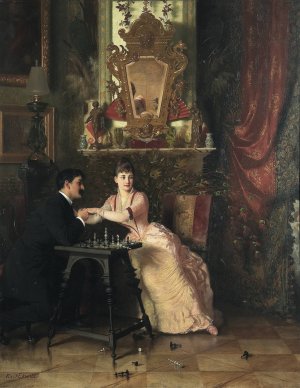 Proposal by Knut Ekwall Oil Painting