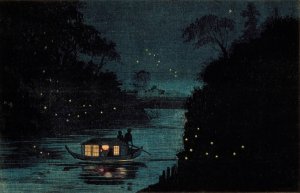 Fireflies at Ochanomizu by Kobayashi Kiyochika Oil Painting