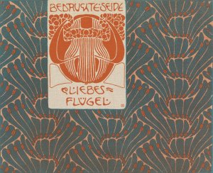 Bedruchte Seide Liebes Flugel Oil painting by Koloman Moser