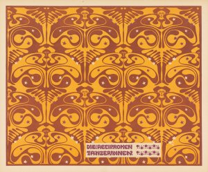 Die reciproken Tanzerinnen Oil painting by Koloman Moser