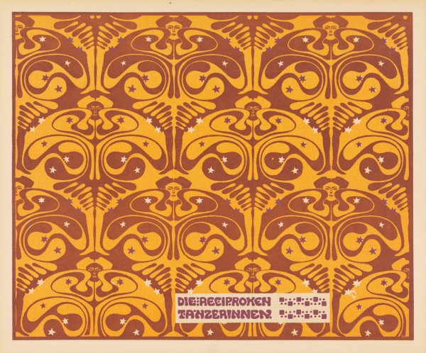 Main Product Photo of Die reciproken Tanzerinnen  Painting by Koloman Moser