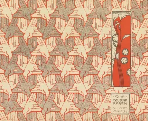 Die Tausend Raben Vorsatz Papier by Koloman Moser Oil Painting