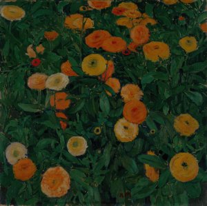 Marigolds by Koloman Moser Oil Painting