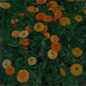 Marigolds by Koloman Moser Oil Painting