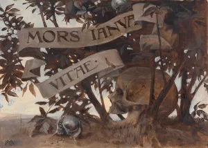 Mors Janua Vitae by Koloman Moser Oil Painting