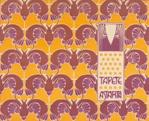 Tapete Astarta by Koloman Moser Oil Painting