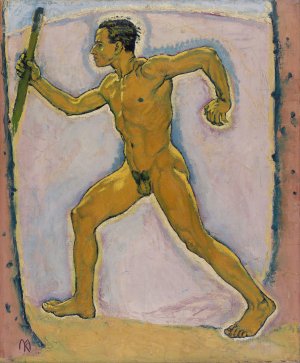 The Wayfarer by Koloman Moser Oil Painting
