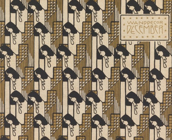 Wanddecor December  by Koloman Moser - Hand-Painted Oil Painting Reproduction